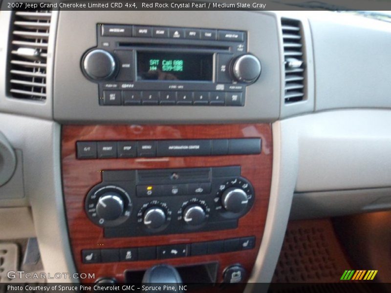 Red Rock Crystal Pearl / Medium Slate Gray 2007 Jeep Grand Cherokee Limited CRD 4x4