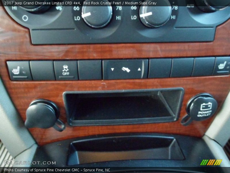 Red Rock Crystal Pearl / Medium Slate Gray 2007 Jeep Grand Cherokee Limited CRD 4x4