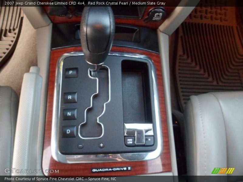 Red Rock Crystal Pearl / Medium Slate Gray 2007 Jeep Grand Cherokee Limited CRD 4x4