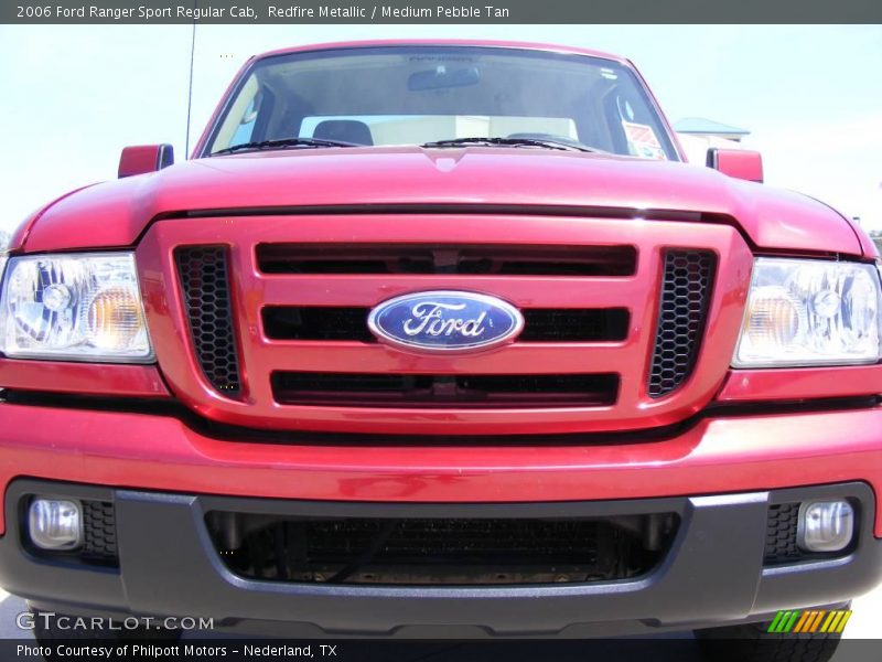 Redfire Metallic / Medium Pebble Tan 2006 Ford Ranger Sport Regular Cab