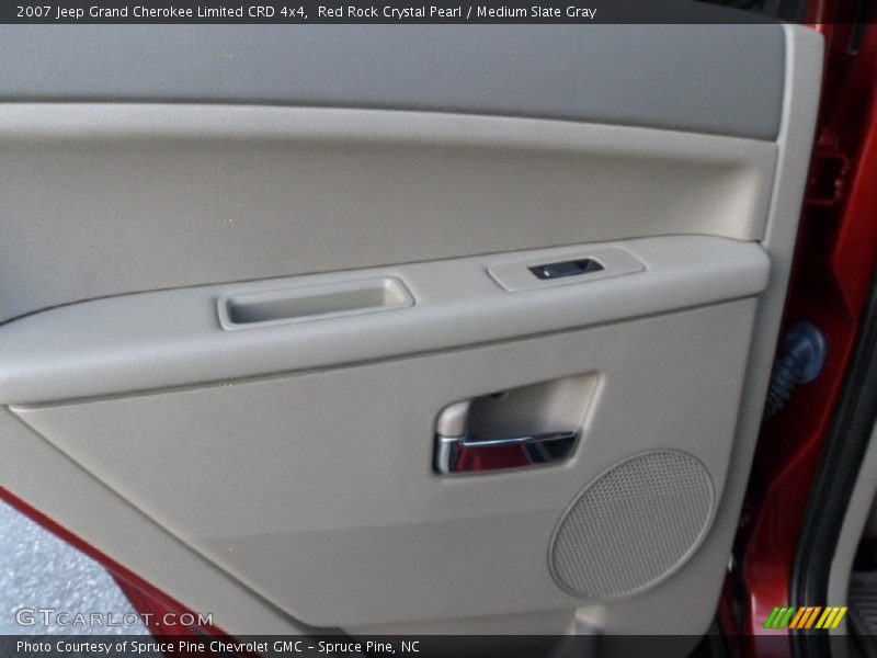 Red Rock Crystal Pearl / Medium Slate Gray 2007 Jeep Grand Cherokee Limited CRD 4x4