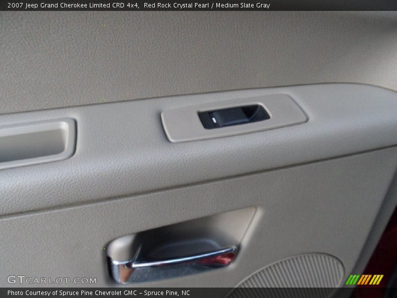 Red Rock Crystal Pearl / Medium Slate Gray 2007 Jeep Grand Cherokee Limited CRD 4x4