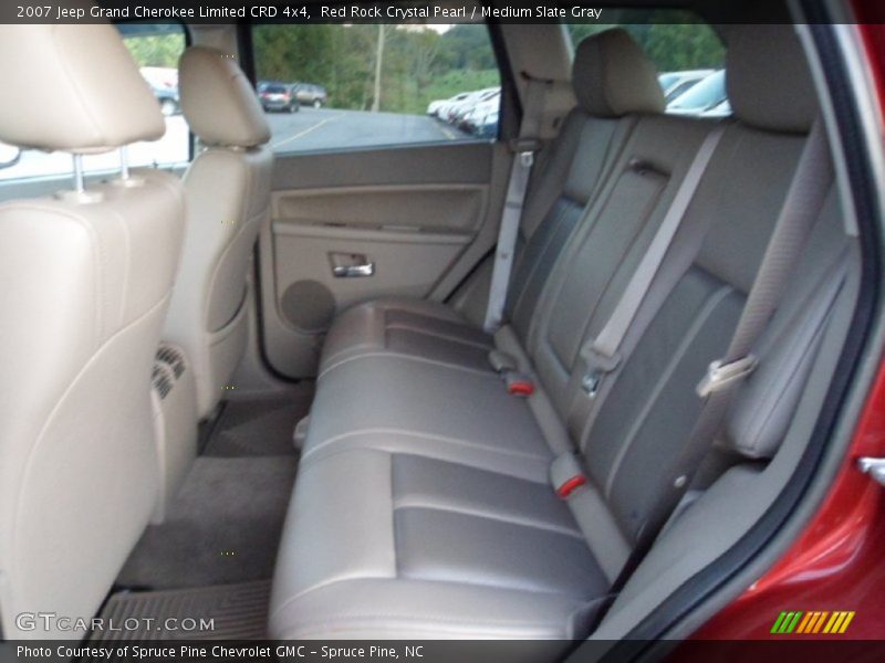 Red Rock Crystal Pearl / Medium Slate Gray 2007 Jeep Grand Cherokee Limited CRD 4x4