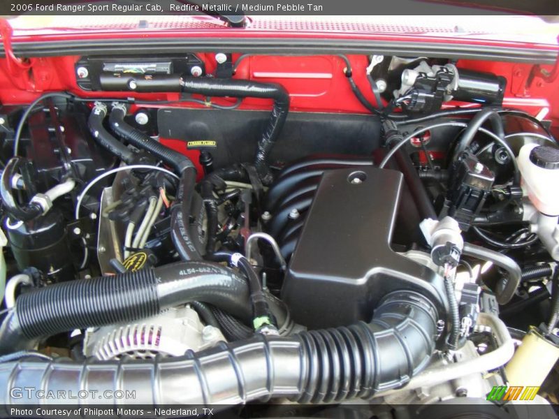 Redfire Metallic / Medium Pebble Tan 2006 Ford Ranger Sport Regular Cab