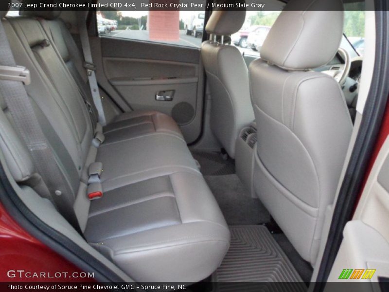 Red Rock Crystal Pearl / Medium Slate Gray 2007 Jeep Grand Cherokee Limited CRD 4x4