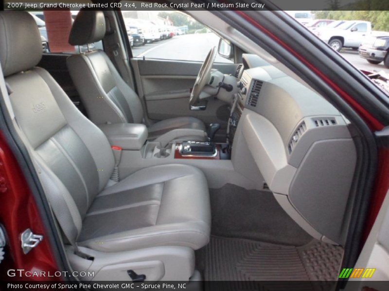 Red Rock Crystal Pearl / Medium Slate Gray 2007 Jeep Grand Cherokee Limited CRD 4x4