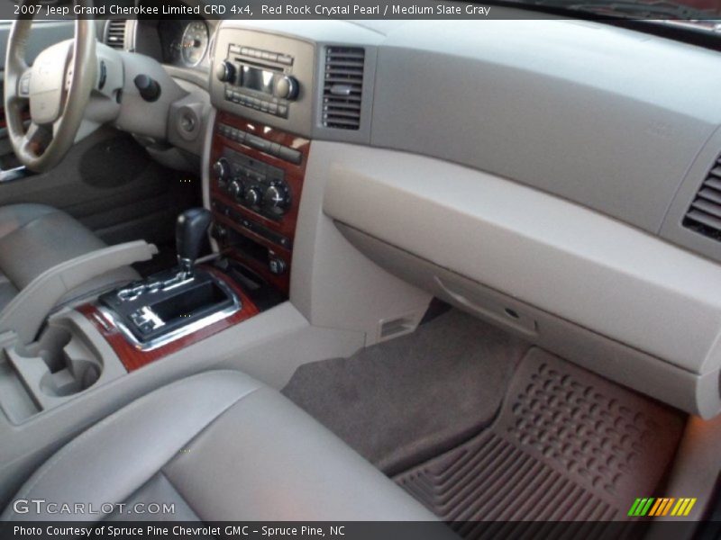 Red Rock Crystal Pearl / Medium Slate Gray 2007 Jeep Grand Cherokee Limited CRD 4x4