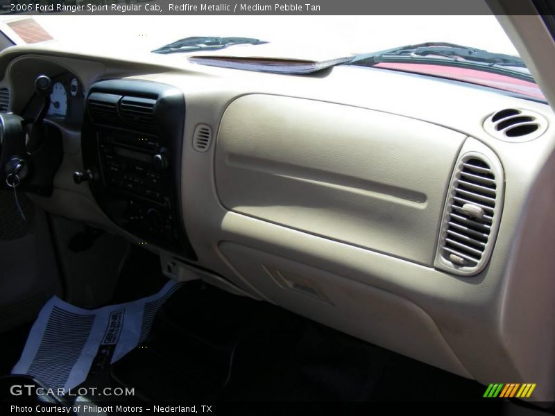 Redfire Metallic / Medium Pebble Tan 2006 Ford Ranger Sport Regular Cab