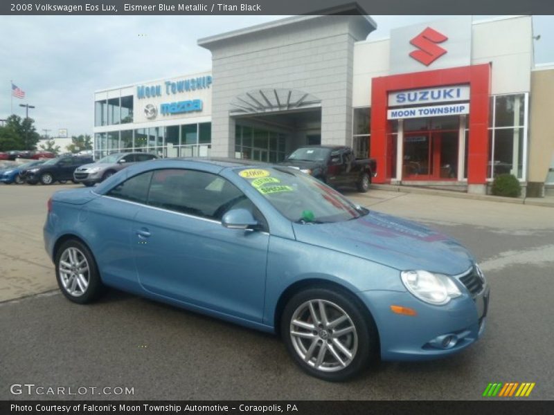 Eismeer Blue Metallic / Titan Black 2008 Volkswagen Eos Lux