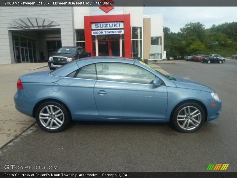 Eismeer Blue Metallic / Titan Black 2008 Volkswagen Eos Lux