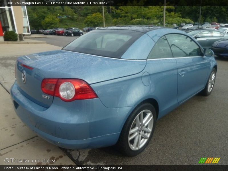 Eismeer Blue Metallic / Titan Black 2008 Volkswagen Eos Lux