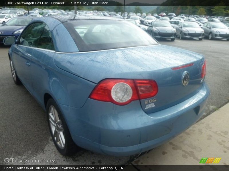 Eismeer Blue Metallic / Titan Black 2008 Volkswagen Eos Lux