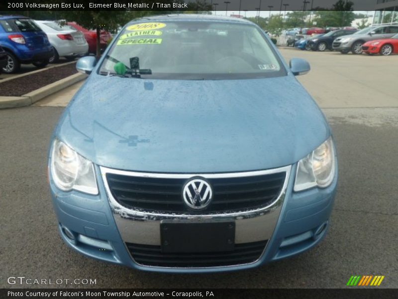 Eismeer Blue Metallic / Titan Black 2008 Volkswagen Eos Lux
