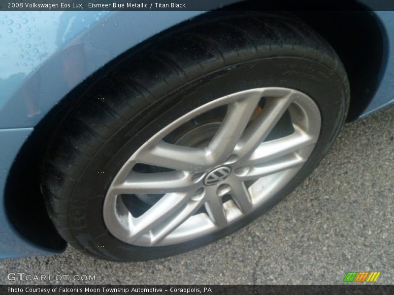 Eismeer Blue Metallic / Titan Black 2008 Volkswagen Eos Lux