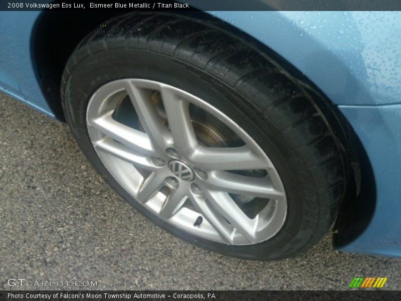 Eismeer Blue Metallic / Titan Black 2008 Volkswagen Eos Lux