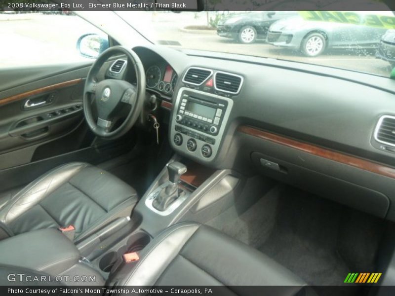 Eismeer Blue Metallic / Titan Black 2008 Volkswagen Eos Lux