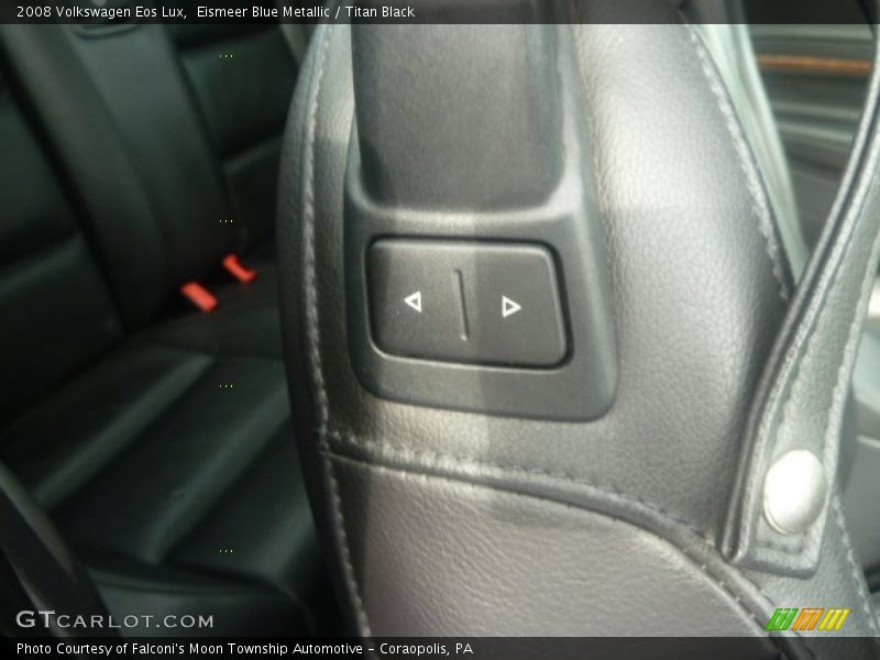 Eismeer Blue Metallic / Titan Black 2008 Volkswagen Eos Lux