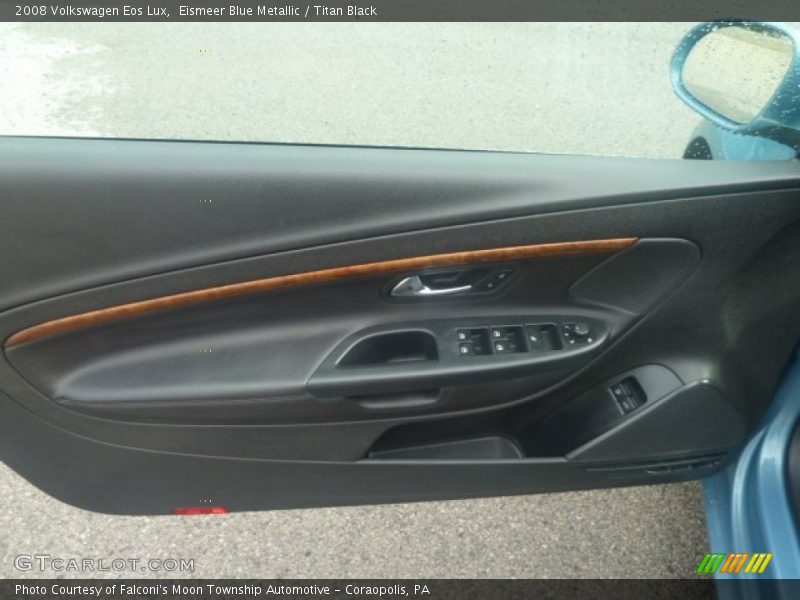 Eismeer Blue Metallic / Titan Black 2008 Volkswagen Eos Lux