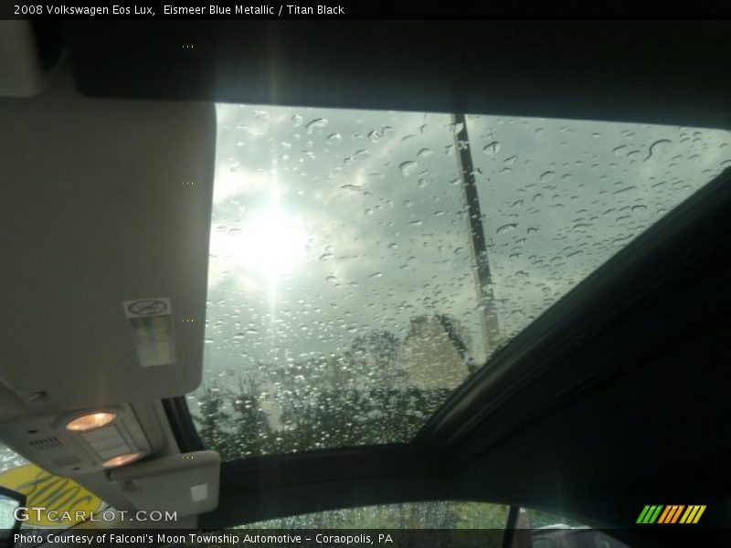 Eismeer Blue Metallic / Titan Black 2008 Volkswagen Eos Lux