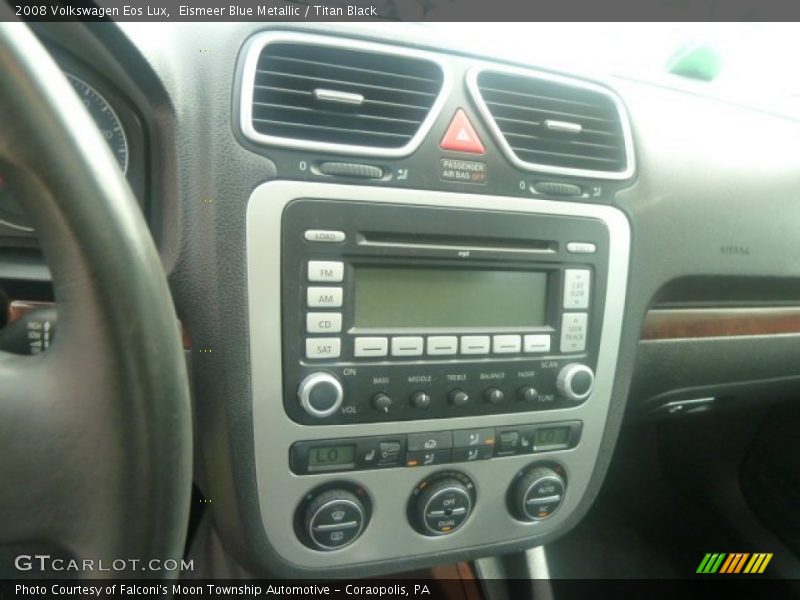Eismeer Blue Metallic / Titan Black 2008 Volkswagen Eos Lux
