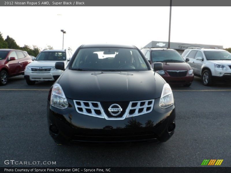 Super Black / Black 2012 Nissan Rogue S AWD