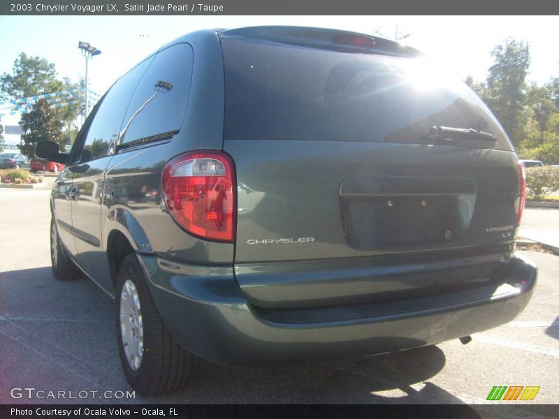 Satin Jade Pearl / Taupe 2003 Chrysler Voyager LX