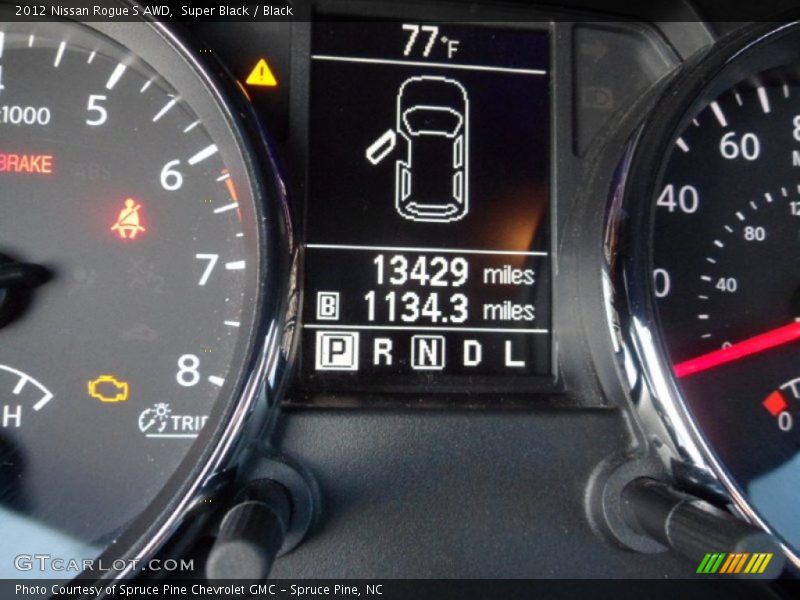 Super Black / Black 2012 Nissan Rogue S AWD