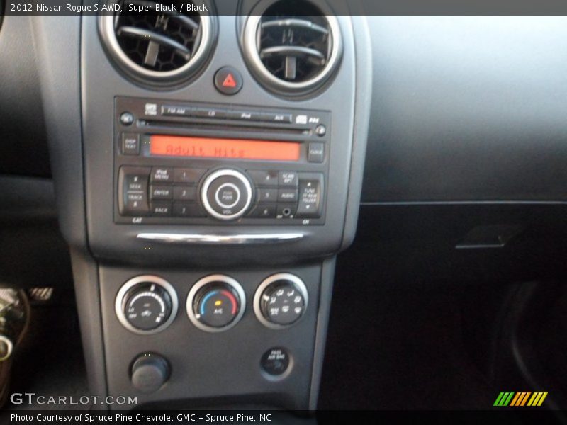 Super Black / Black 2012 Nissan Rogue S AWD