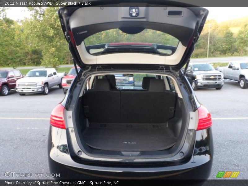 Super Black / Black 2012 Nissan Rogue S AWD