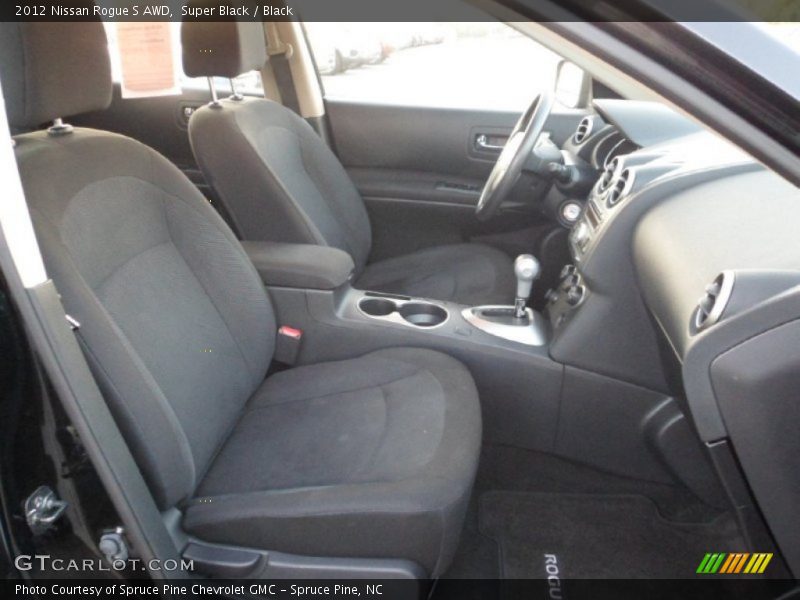 Super Black / Black 2012 Nissan Rogue S AWD