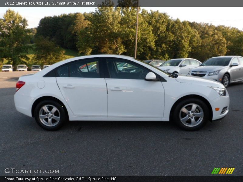 Summit White / Jet Black 2012 Chevrolet Cruze LT
