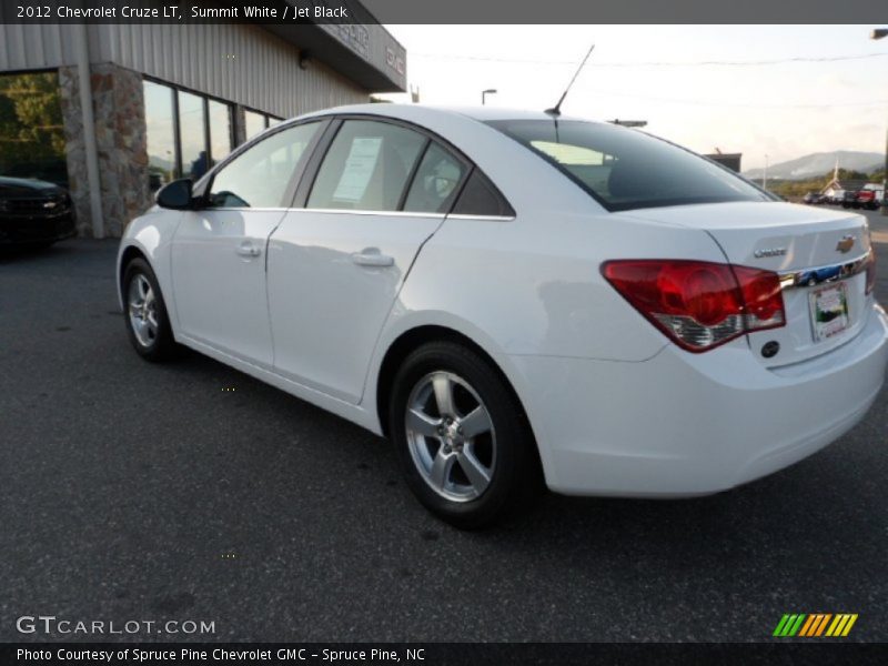 Summit White / Jet Black 2012 Chevrolet Cruze LT