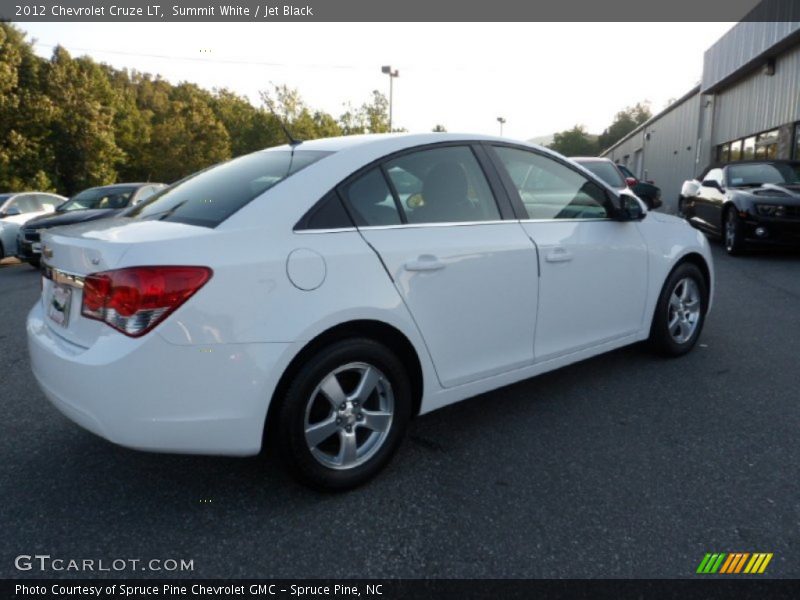 Summit White / Jet Black 2012 Chevrolet Cruze LT