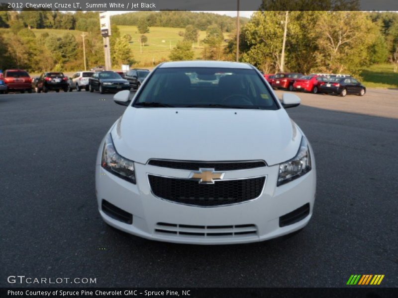 Summit White / Jet Black 2012 Chevrolet Cruze LT