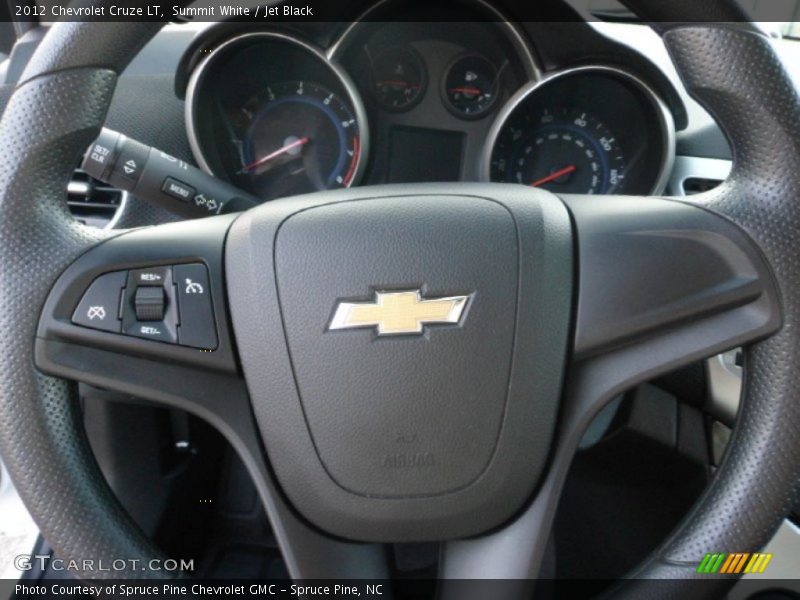Summit White / Jet Black 2012 Chevrolet Cruze LT