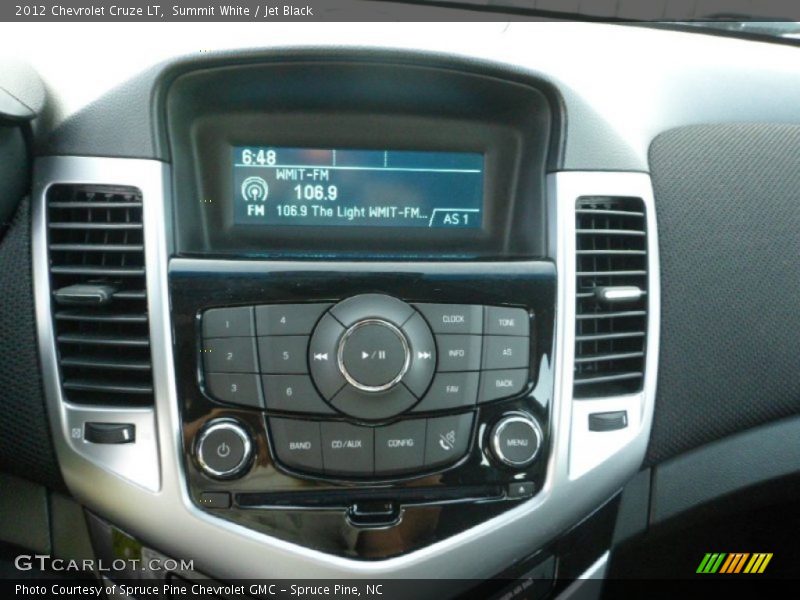 Summit White / Jet Black 2012 Chevrolet Cruze LT