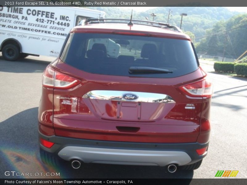 Ruby Red Metallic / Charcoal Black 2013 Ford Escape SEL 1.6L EcoBoost 4WD