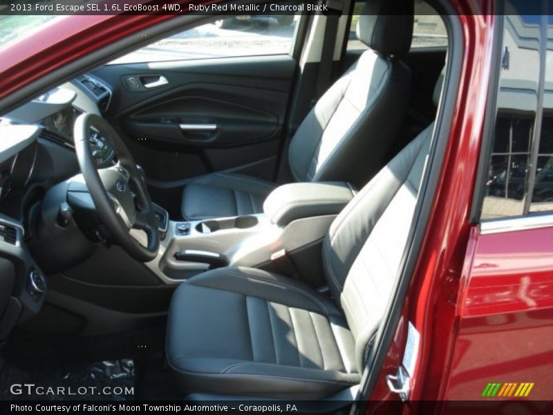 Ruby Red Metallic / Charcoal Black 2013 Ford Escape SEL 1.6L EcoBoost 4WD