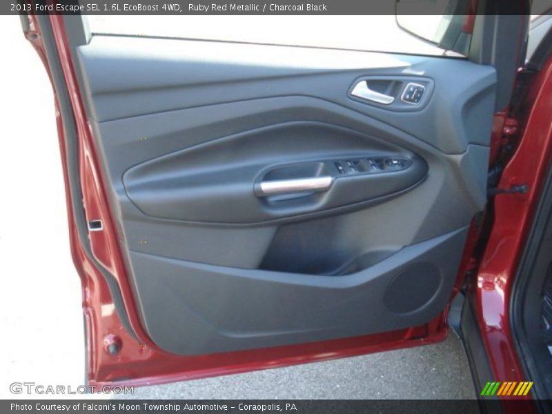 Ruby Red Metallic / Charcoal Black 2013 Ford Escape SEL 1.6L EcoBoost 4WD