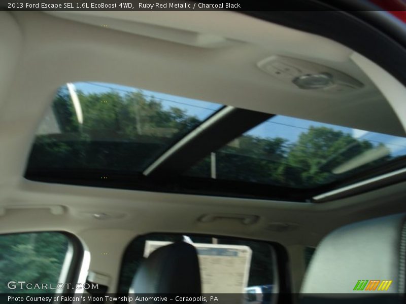 Ruby Red Metallic / Charcoal Black 2013 Ford Escape SEL 1.6L EcoBoost 4WD