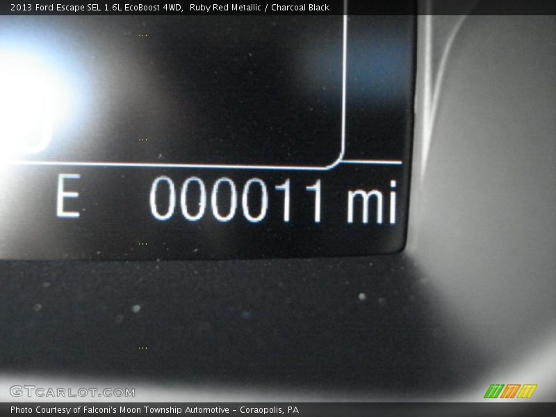 Ruby Red Metallic / Charcoal Black 2013 Ford Escape SEL 1.6L EcoBoost 4WD