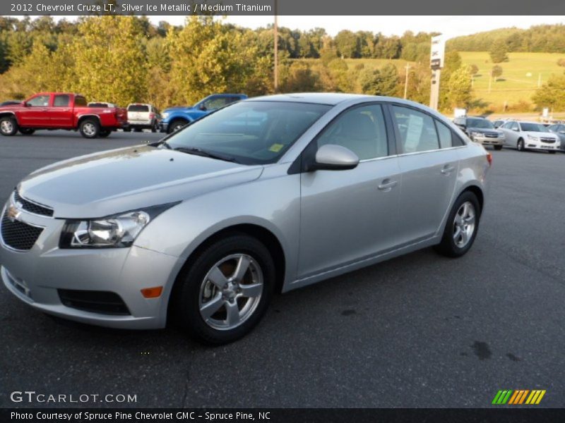Silver Ice Metallic / Medium Titanium 2012 Chevrolet Cruze LT