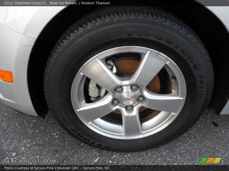 Silver Ice Metallic / Medium Titanium 2012 Chevrolet Cruze LT