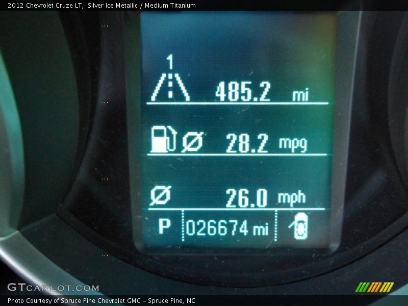 Silver Ice Metallic / Medium Titanium 2012 Chevrolet Cruze LT
