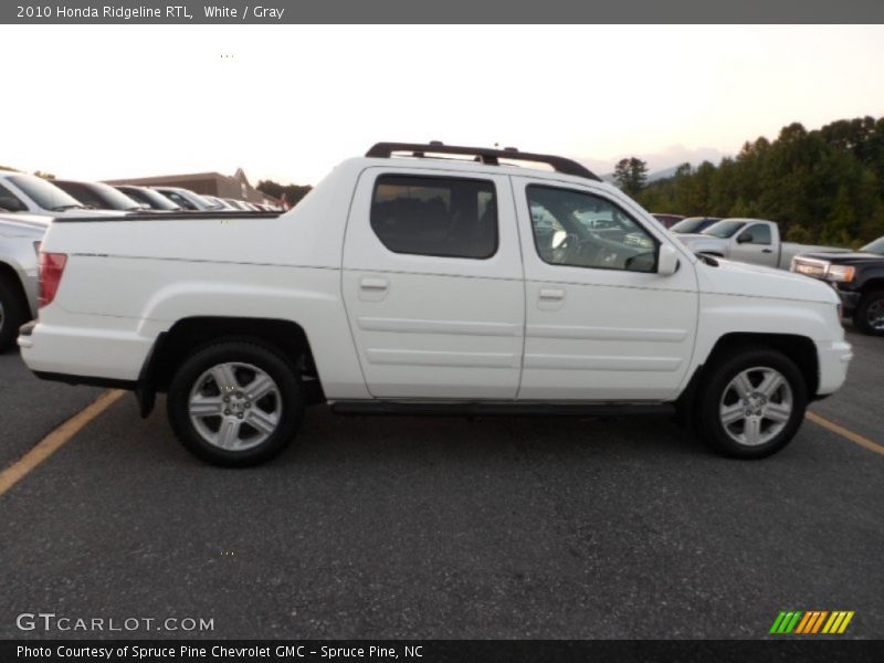White / Gray 2010 Honda Ridgeline RTL