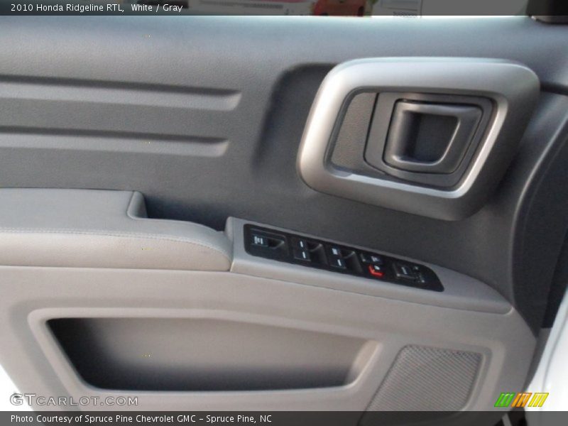 White / Gray 2010 Honda Ridgeline RTL