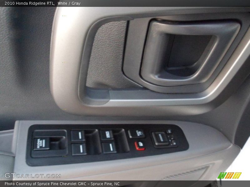 White / Gray 2010 Honda Ridgeline RTL