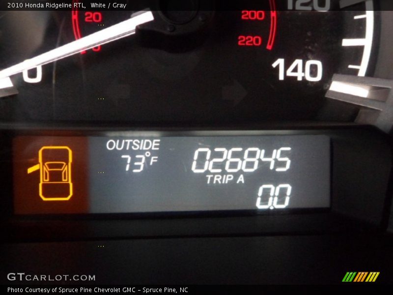 White / Gray 2010 Honda Ridgeline RTL