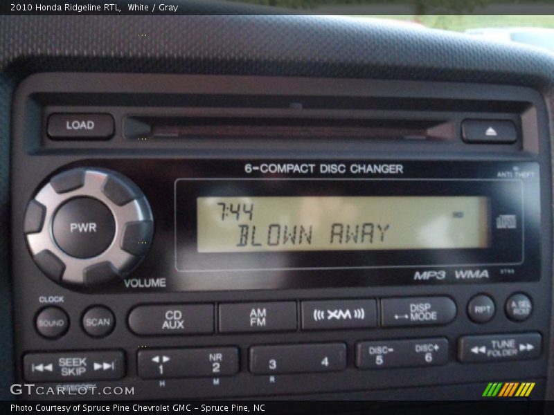 White / Gray 2010 Honda Ridgeline RTL