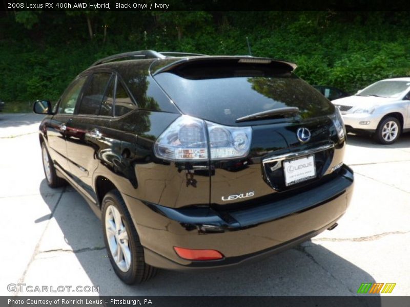 Black Onyx / Ivory 2008 Lexus RX 400h AWD Hybrid
